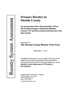 Prisoner Reentry in Oneida County